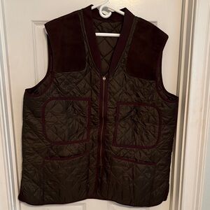 Barbour Quilted Dark Brown Vest